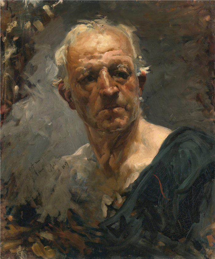 华金·索罗拉(Joaquin Sorolla,西班牙画家)作品-埃尔佩斯卡多 (1889)