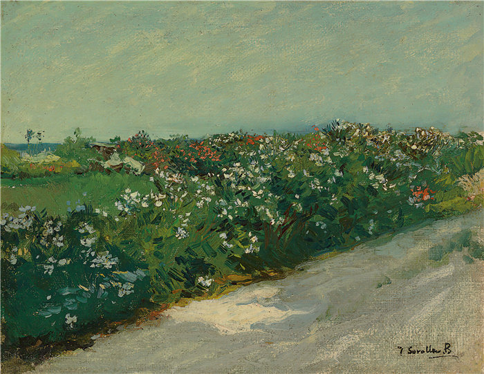 华金·索罗拉(Joaquin Sorolla,西班牙画家)作品-马尔瓦罗萨