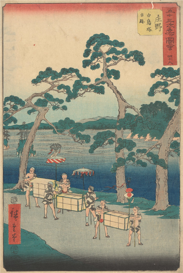 安藤广重（Andō Hiroshige，日本画家）作品-正野 (1855)
