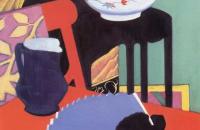 弗朗西斯·坎贝尔·布伊勒·卡德尔（FRANCIS CAMPBELL BOILEAU CADELL） (1883-1937) 蓝扇，1922 年（布面油画）