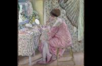 弗雷德里克·卡尔·弗里泽克（美国，1874 年 – 1939 年）-- 在她出现之前1913年 布面油画