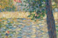 乔治·苏拉特（Georges Seurat）-《晨跑》作品欣赏