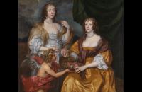 安东尼·范·戴克（Anthony van Dyck，比利时画家）作品-《伊丽莎白·廷贝尔比夫人和她的姐姐》欣赏