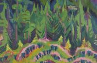 恩斯特·路德维希·基什内尔 德国人，1880-1938 年  Schiahorner mit Enzian (Schiahorner with Gentian) 1925