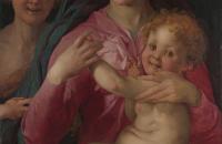 蓬托尔莫（Pontormo）-《麦当娜和孩子与婴儿浸信会》作品欣赏