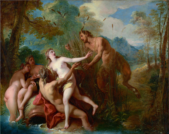 让·弗朗索瓦·德·特洛伊(Jean François de Troy法国画家)作品 -锅和注射器 (1722–1724)