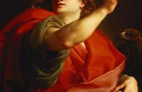 蓬佩奥·巴托尼（Pompeo Girolamo Batoni）-《圣约翰福音传道者》作品欣赏