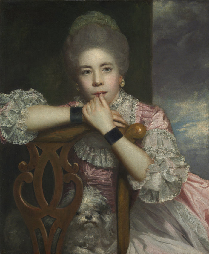 约书亚·雷诺兹(Joshua Reynolds,英国画家)作品-阿宾顿夫人在威廉康格里夫 (William Congreve) 的《爱的爱》 (Love for Love) 中饰演普鲁小姐 (1771