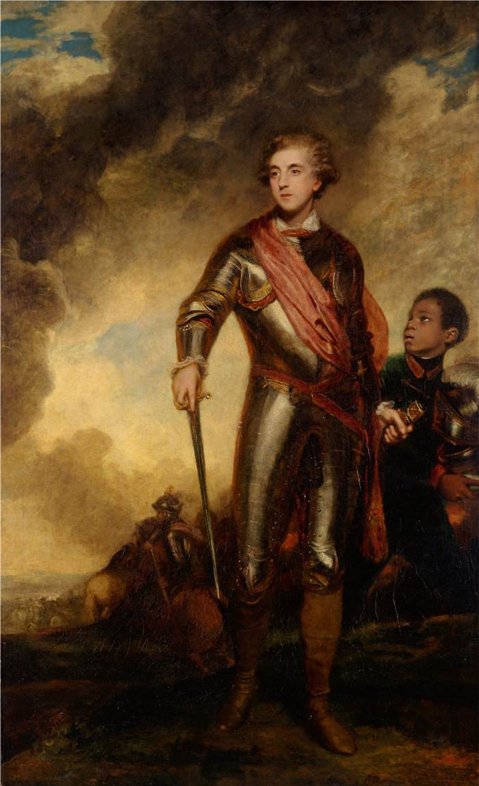 约书亚·雷诺兹（Joshua Reynolds，英国画家）作品-查尔斯·斯坦霍普，第三代哈灵顿伯爵