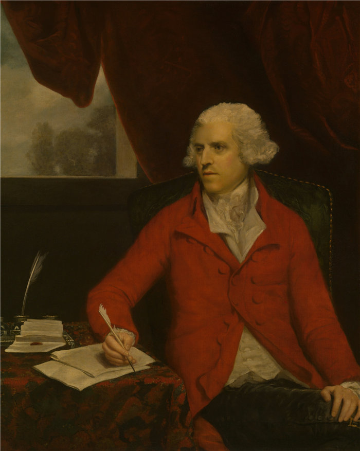 约书亚·雷诺兹(Joshua Reynolds,英国画家)作品-托马斯·兰博德爵士(1788)
