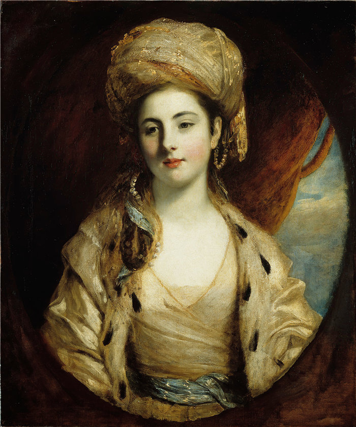 约书亚·雷诺兹（Joshua Reynolds，英国画家）作品-理查德·保罗·乔德雷尔夫人（1774 年至 1776 年）