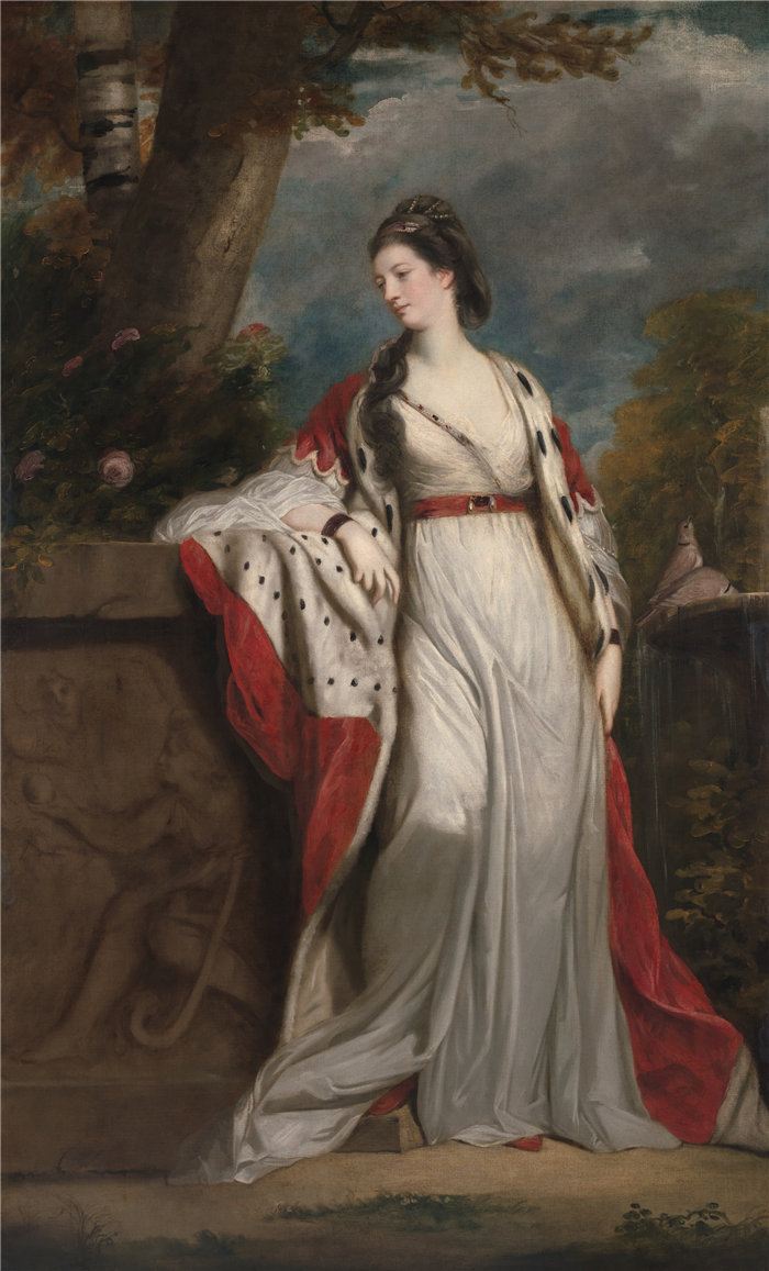 约书亚·雷诺兹（Joshua Reynolds，英国画家）作品-伊丽莎白·冈宁，汉密尔顿和阿盖尔公爵夫人（约 1760 年）