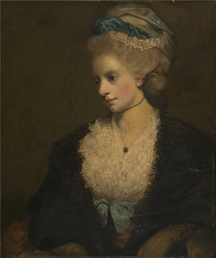 约书亚·雷诺兹（Joshua Reynolds，英国画家）作品-西奥菲利亚·格瓦特金