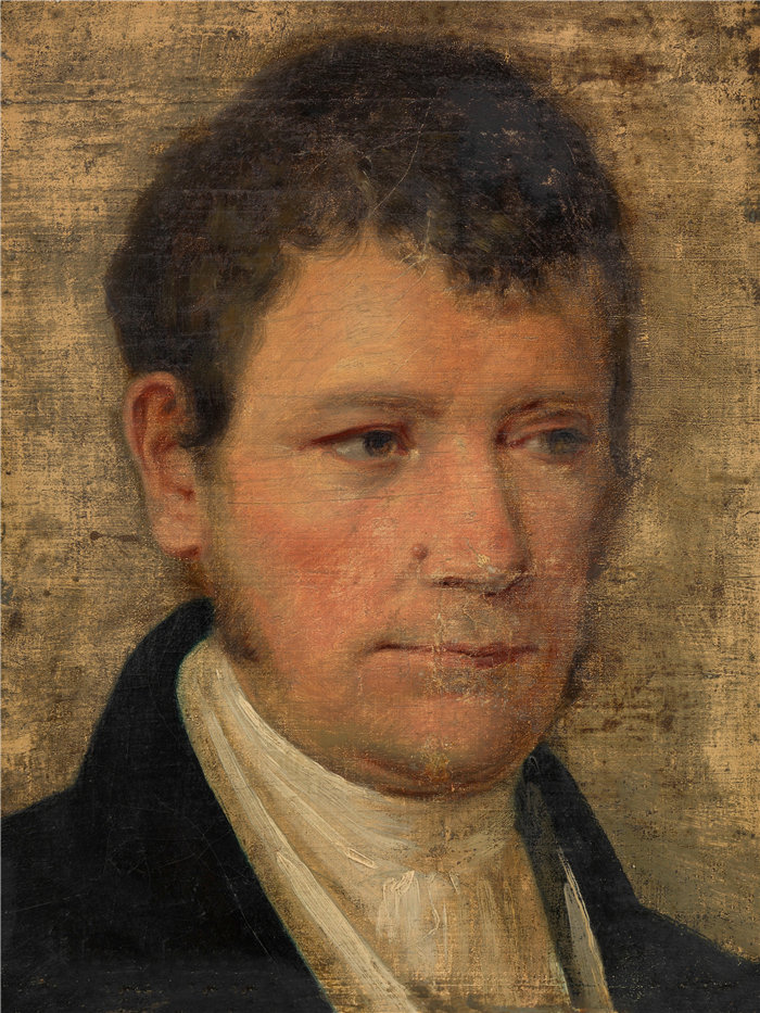 弗里德里希·冯·阿默林（Friedrich von Amerling，奥地利画家）作品 -Franz Xaver Amerling（艺术家之父）（约 1820–1830 年）