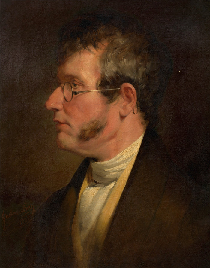 弗里德里希·冯·阿默林(Friedrich von Amerling,奥地利画家)作品 -Franz Xaver Amerling(艺术家的父亲)(1832 年)
