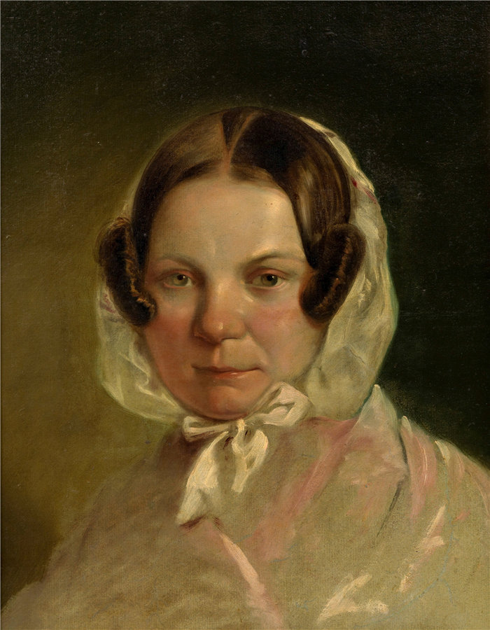 弗里德里希·冯·阿默林（Friedrich von Amerling，奥地利画家）作品 -一位女士的肖像（1830-1840）