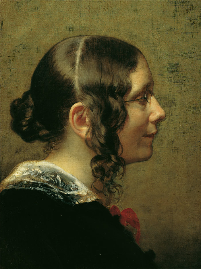 弗里德里希·冯·阿默林（Friedrich von Amerling，奥地利画家）作品 -路易丝·菲佛-纳修斯 (1846)