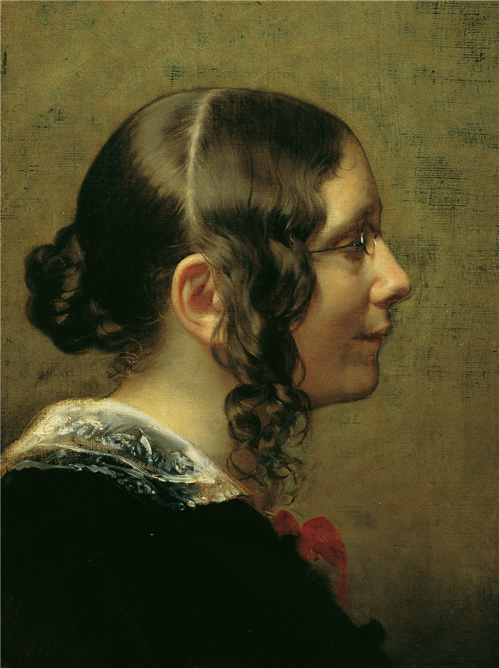 弗里德里希·冯·阿默林(Friedrich von Amerling,奥地利画家)作品 -路易丝·菲佛-纳修斯 (1846)