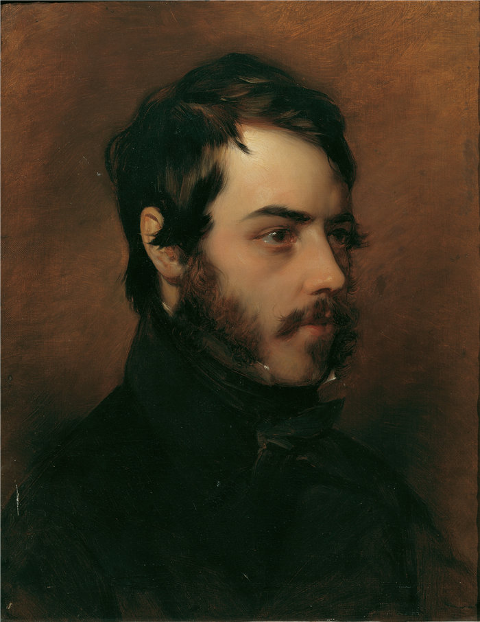 弗里德里希·冯·阿默林(Friedrich von Amerling,奥地利画家)作品 -画家卡尔·冯·帕辛格 (1846)