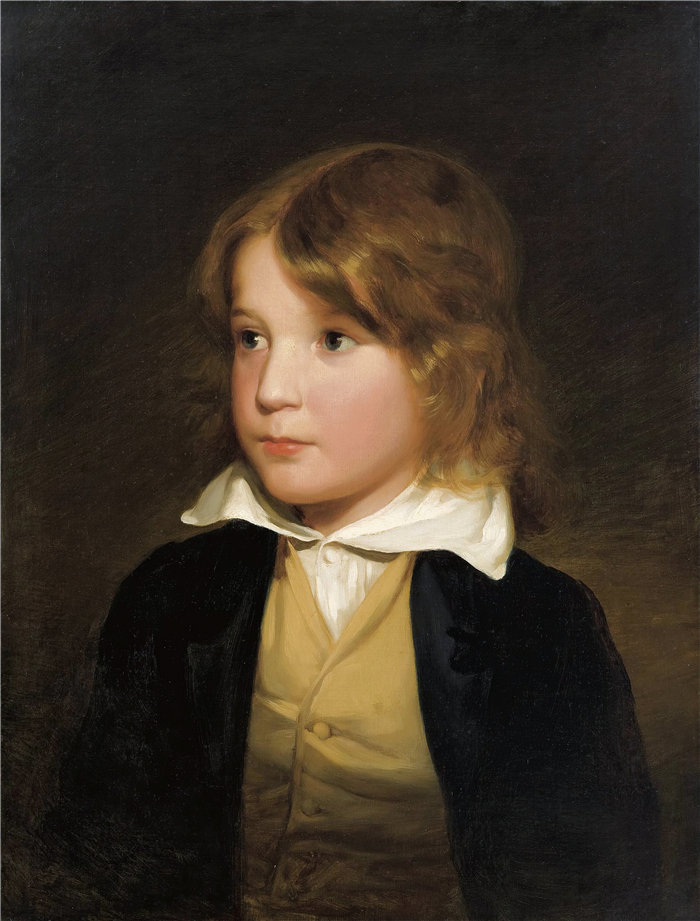 弗里德里希·冯·阿默林（Friedrich von Amerling，奥地利画家）作品 -约瑟夫·阿默林的肖像（1829 年）