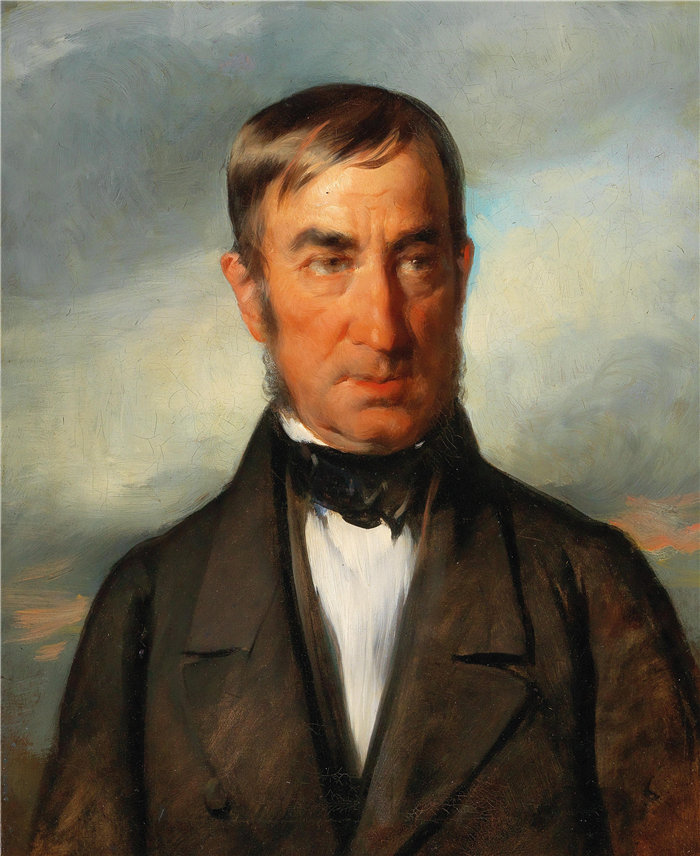 弗里德里希·冯·阿默林（Friedrich von Amerling，奥地利画家）作品 -砖厂老板约瑟夫·拉格 (Joseph Lager) 的肖像
