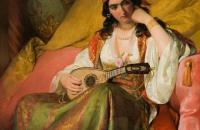 弗里德里希·冯·阿默林-《身着希腊服装的王妃》，1842 年