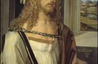 前1000幅世界名画-阿尔布雷希特·丢勒（Albrecht Dürer）-《丢勒自画像》作品欣赏
