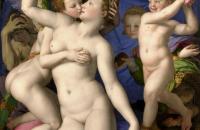 《维纳斯和丘比特的寓言》-阿格诺洛·布龙齐诺（Agnolo Bronzino）作品欣赏