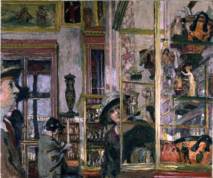 爱德华·维亚尔(Édouard Vuillard，法国画家)作品-克拉克房间