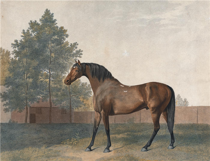 乔治·斯塔布斯（George Stubbs，英国画家）作品-铁砧 (1794)