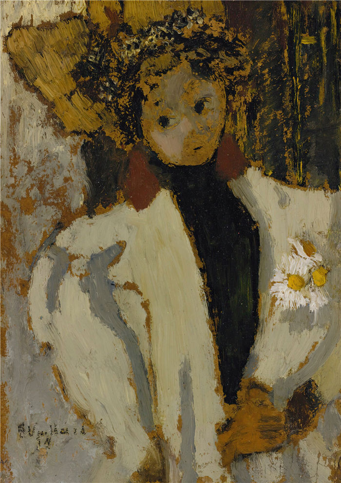 爱德华·维亚尔(Édouard Vuillard，法国画家)作品-《玛格丽特的女人》（1894）