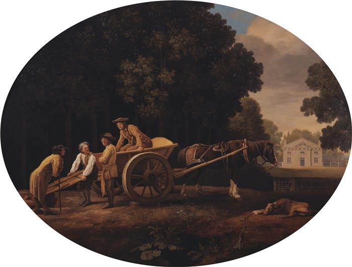 乔治·斯塔布斯（George Stubbs，英国画家）作品-劳工 (1781)