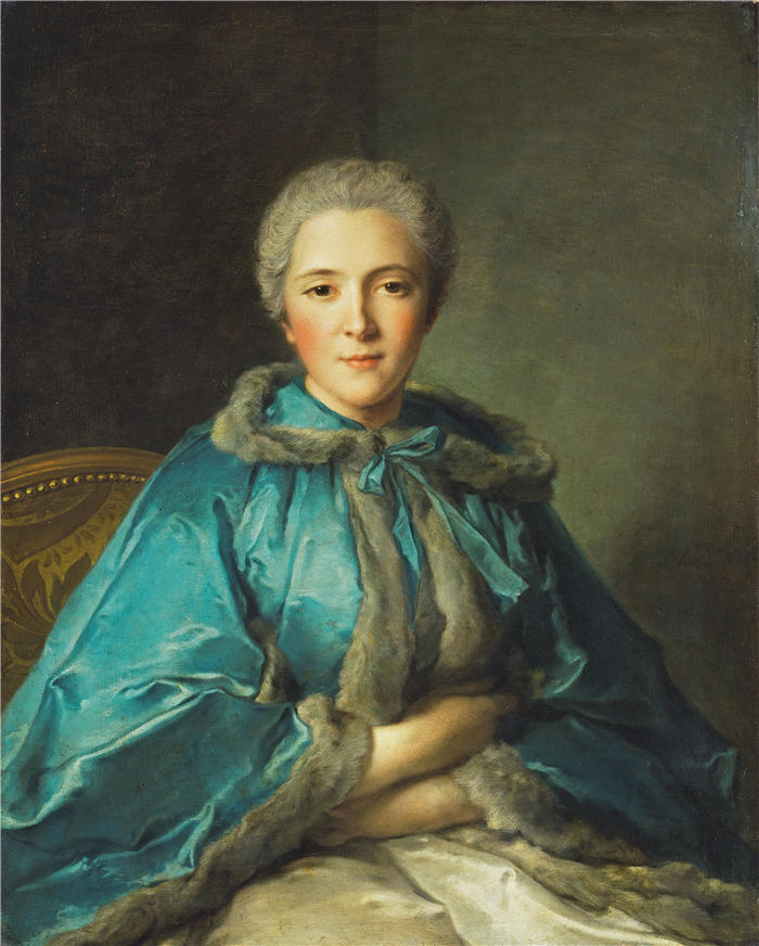 让·马克·纳蒂尔（Jean-Marc Nattier ，法国画家）作品-蒂利埃伯爵夫人 (1750)