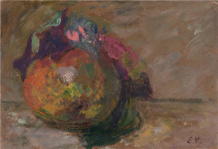 爱德华·维亚尔(Édouard Vuillard，法国画家)作品-苹果