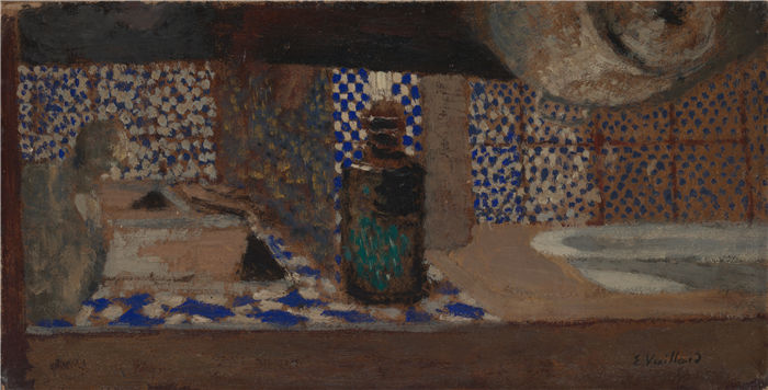 爱德华·维亚尔(Édouard Vuillard,法国画家)作品-厨房 (1891–92)