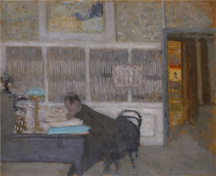 爱德华·维亚尔(Édouard Vuillard，法国画家)作品-在《布兰奇杂志》（1901年）上