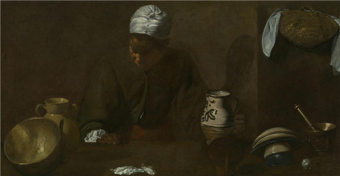 迭戈·委拉斯开兹 (Diego Velázquez，西班牙画家)作品-厨房场景（1618-20）
