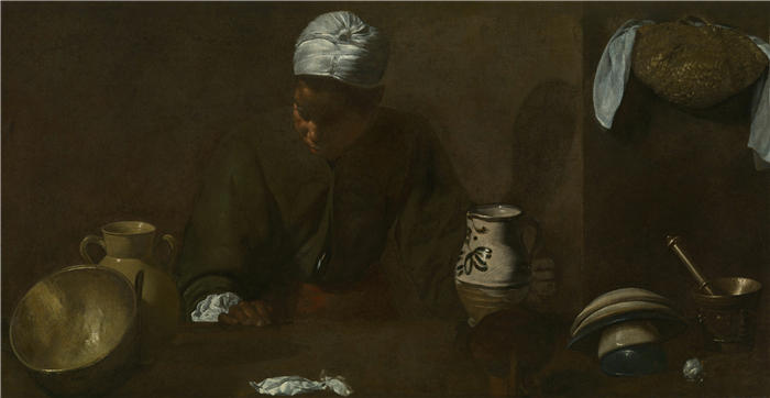 迭戈·委拉斯开兹 (Diego Velázquez,西班牙画家)作品-厨房场景(1618-20)