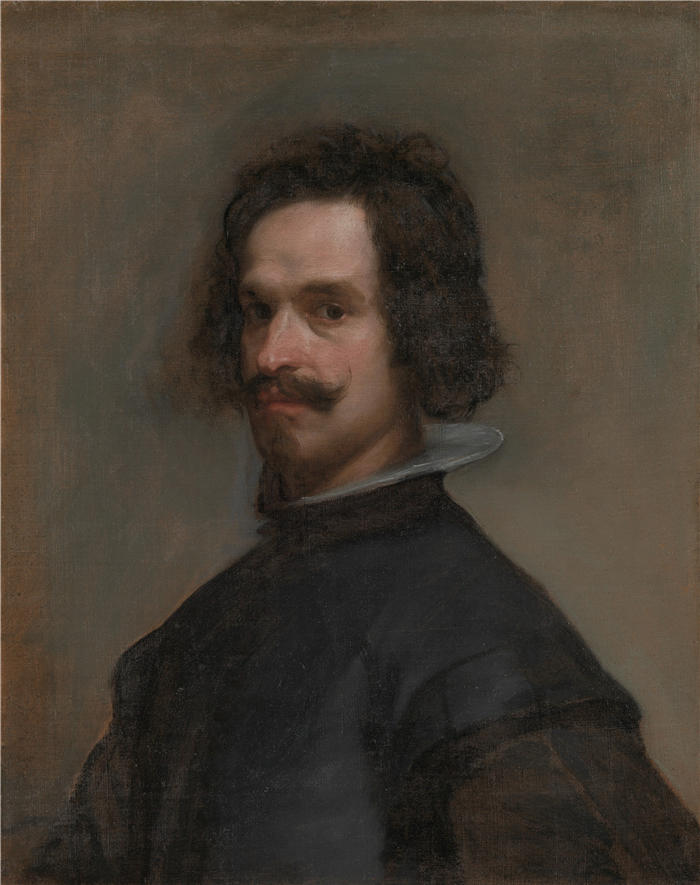 迭戈·委拉斯开兹 (Diego Velázquez，西班牙画家)作品-一个男人的肖像，可能是自画像（约 1635 年）