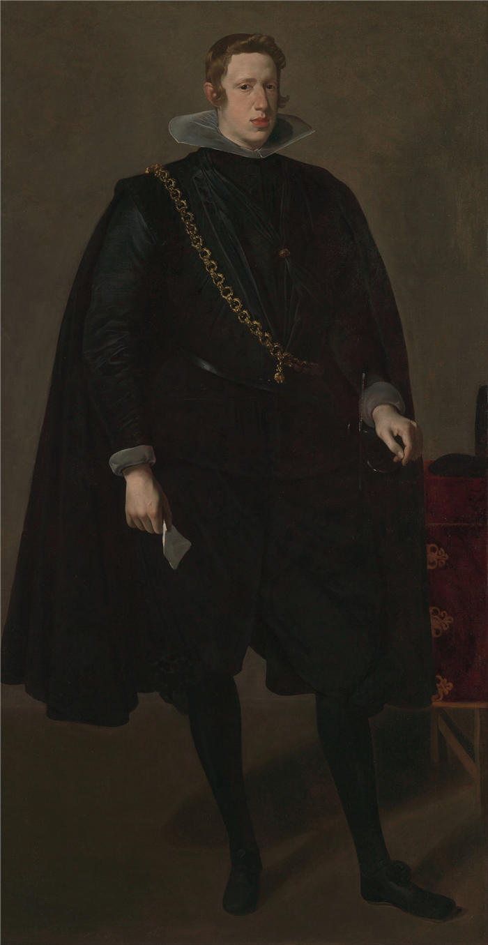 迭戈·委拉斯开兹 (Diego Velázquez，西班牙画家)作品-菲利普四世 (1605–1665)，西班牙国王 (1624)