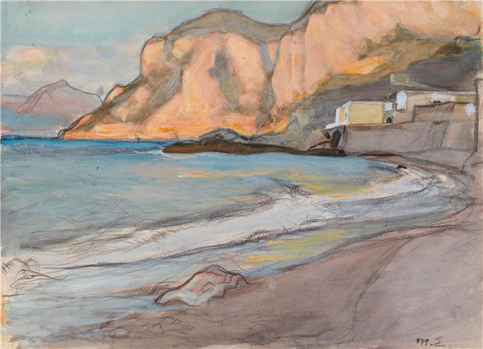 克努特·马格努斯·恩克尔 (Knut Magnus Enckell，芬兰画家) 作品 -来自那不勒斯地区 (1905)