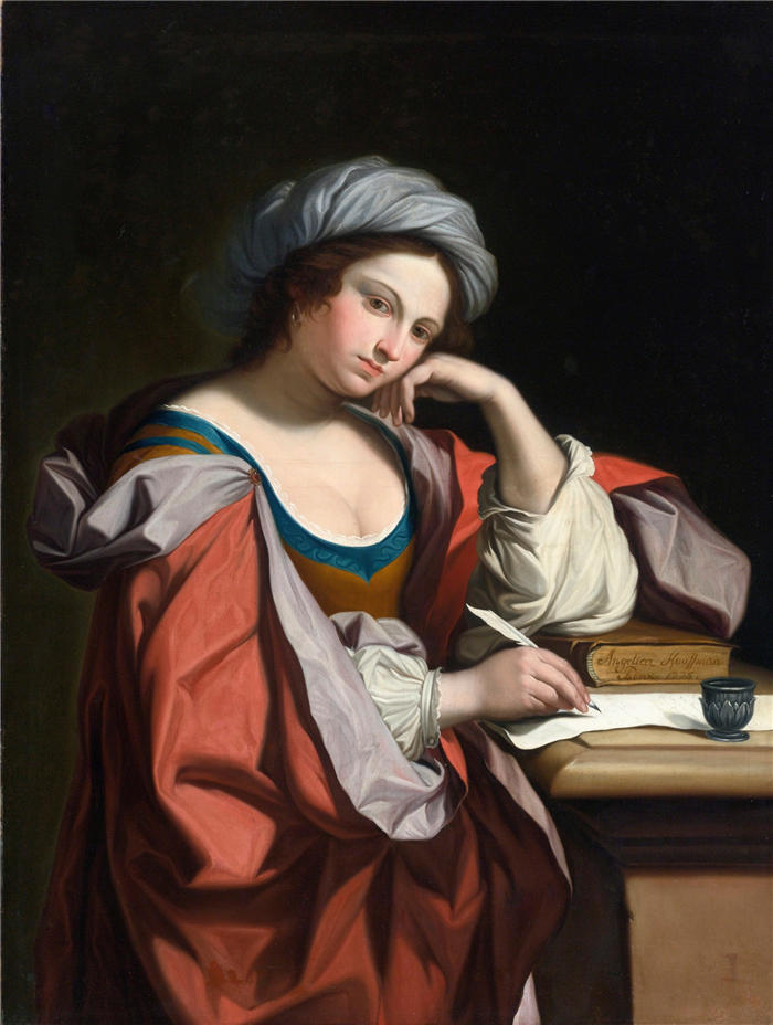 安吉莉卡·考夫曼（Angelica Kauffmann，瑞士画家）作品-女巫 (1775)高清下载