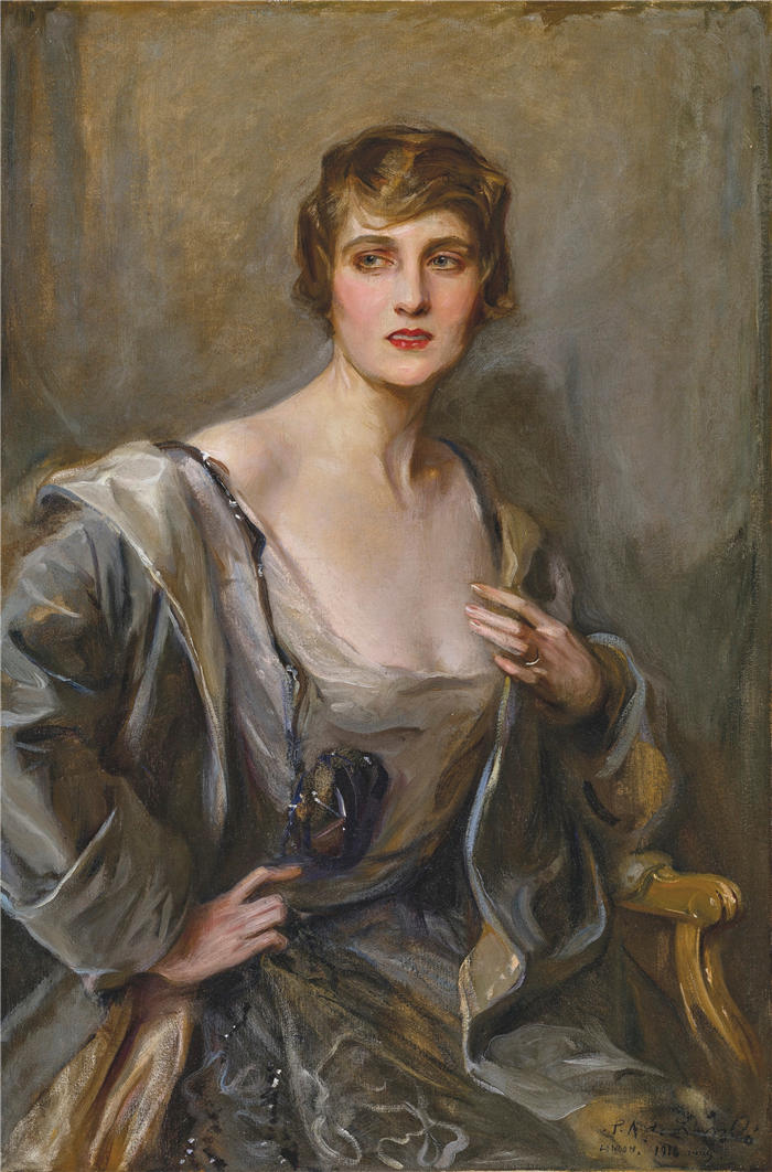 菲利普·亚历克修斯·德·拉斯洛 (Philip Alexius de László，匈牙利画家)作品-温菲尔德·西夫顿夫人，本姓让·加兹莱·唐纳森 (1916)