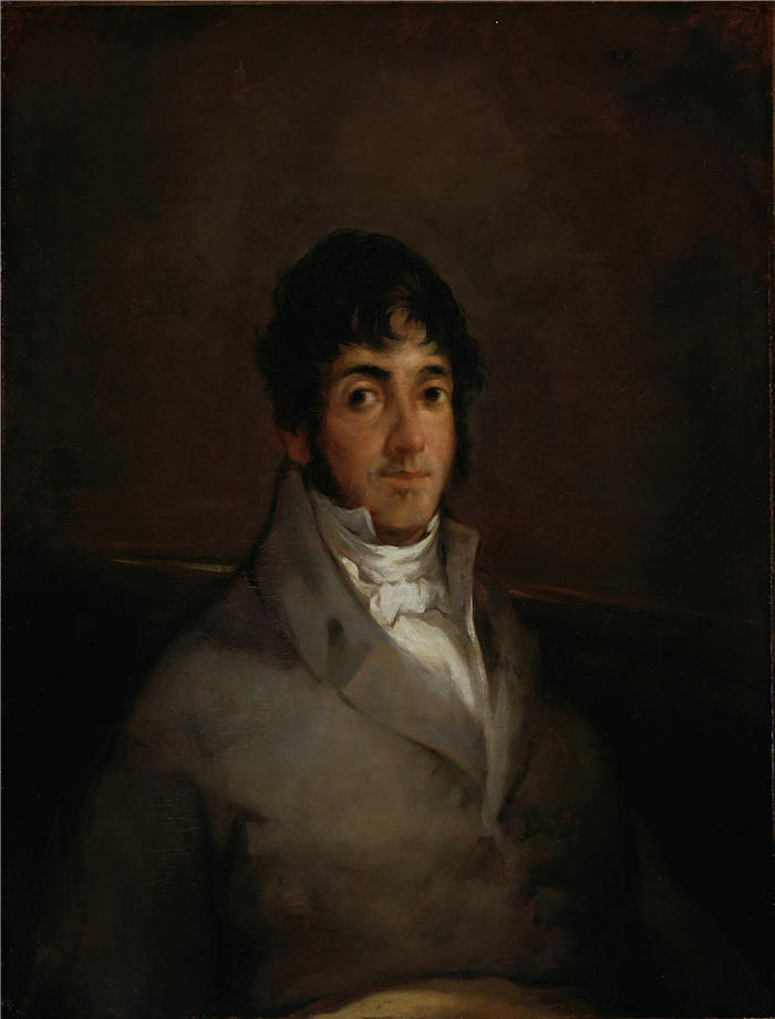 弗朗西斯科·德·戈雅 （Francisco de Goya y Lucientes，西班牙画家）作品-Isidoro Maiquez 的肖像（约 1807 年）