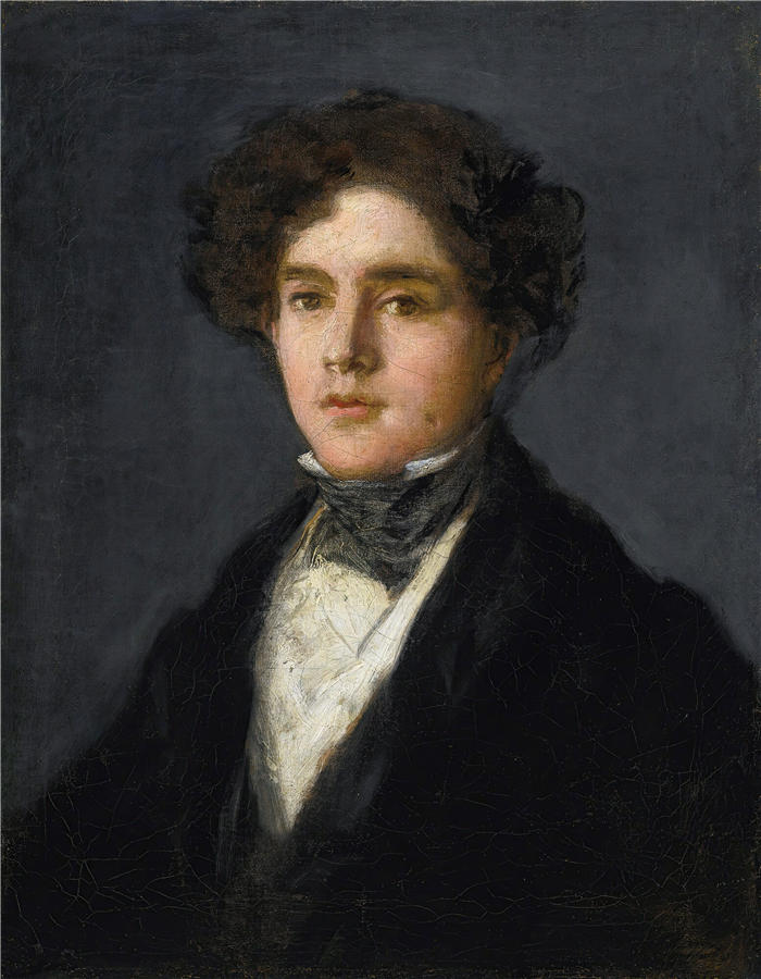 弗朗西斯科·德·戈雅 （Francisco de Goya y Lucientes，西班牙画家）作品-艺术家的孙子马里亚诺·戈雅的肖像（1827 年）