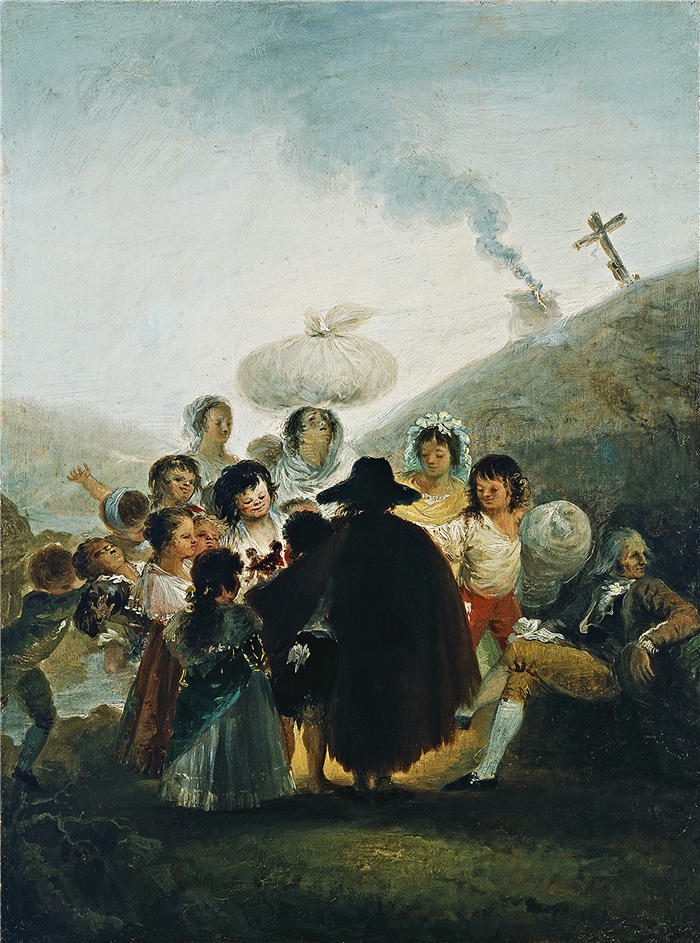 弗朗西斯科·德·戈雅 (Francisco de Goya y Lucientes,西班牙画家)作品-傀儡商人