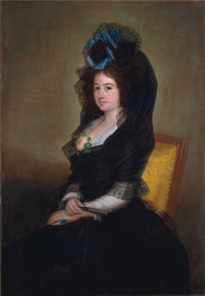 弗朗西斯科·德·戈雅 （Francisco de Goya y Lucientes，西班牙画家）作品-Narcisa Barañana de Goicoechea