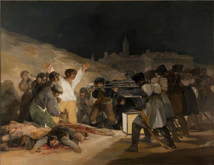 弗朗西斯科·德·戈雅 （Francisco de Goya y Lucientes，西班牙画家）作品-1808 年 5 月 3 日 (1814)
