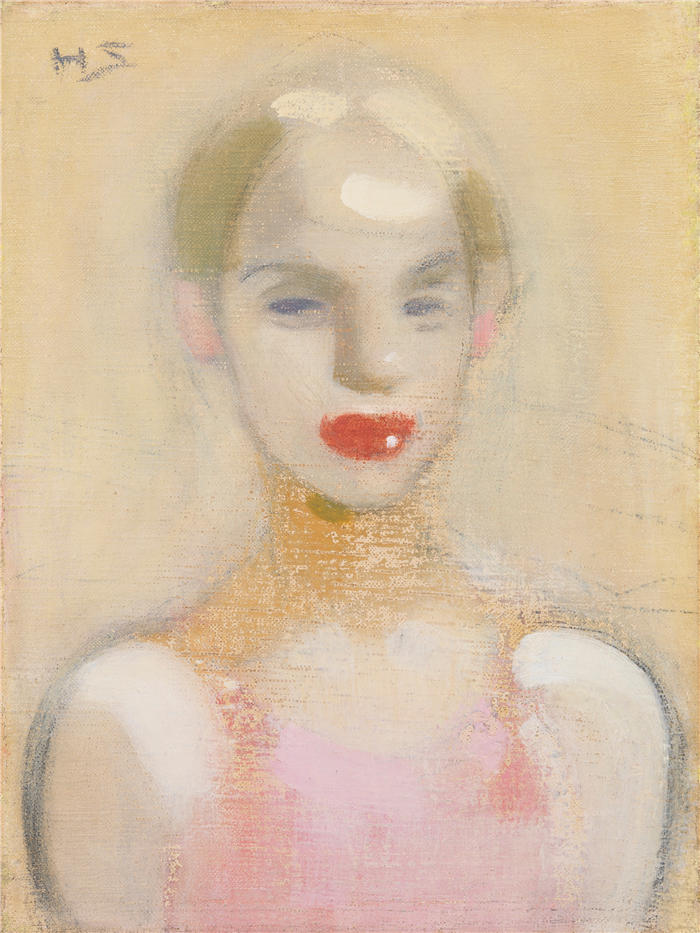 海伦娜·索菲亚(Helena Sofia,芬兰画家)作品-《马戏团女孩 (1916)》高清下载
