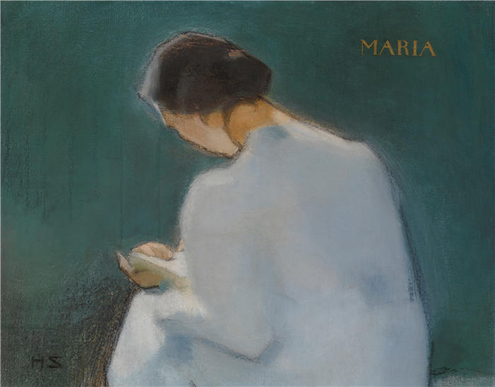 海伦娜·索菲亚(Helena Sofia，芬兰画家)作品-《玛丽 (1909)》高清下载